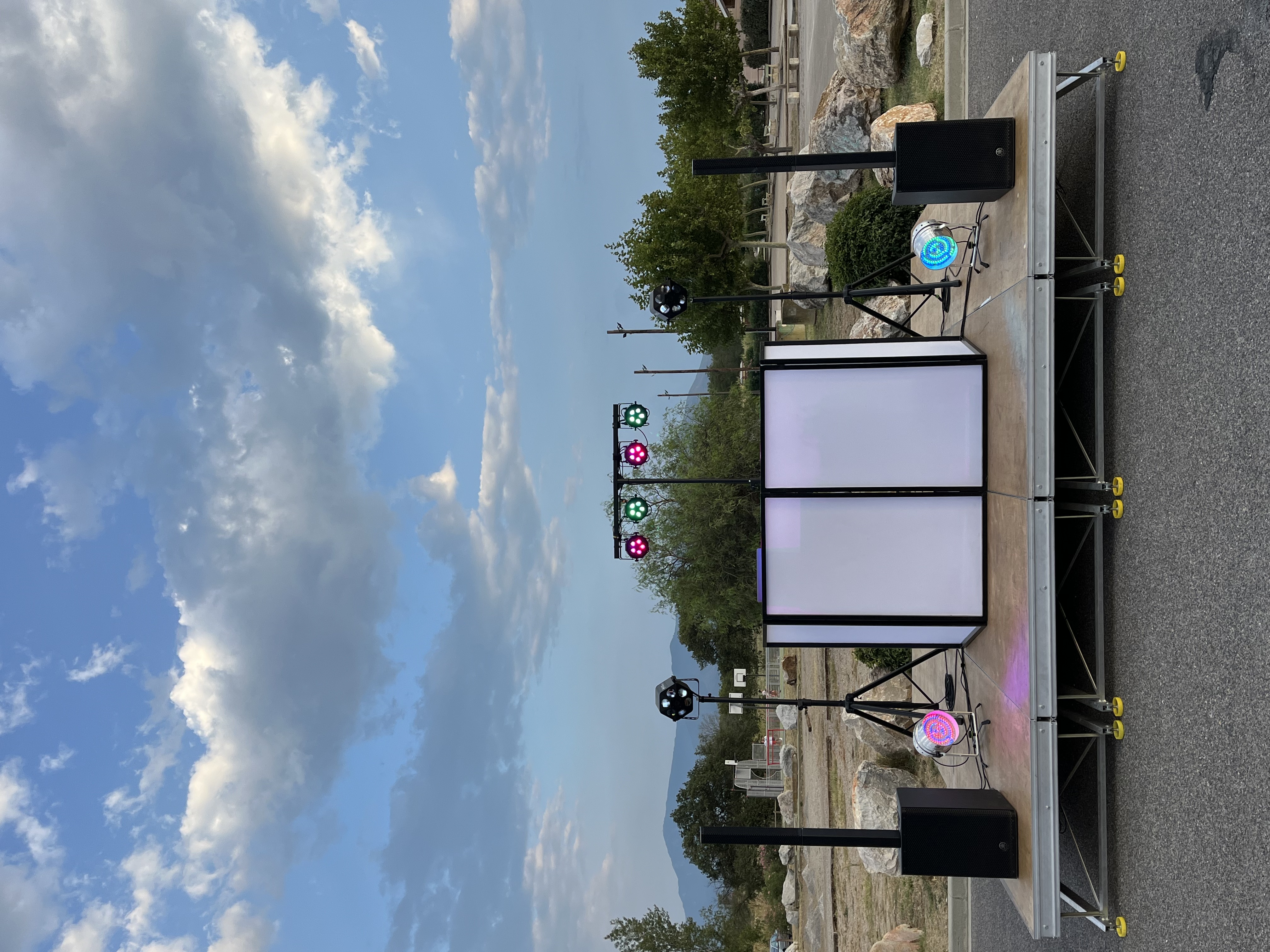 Installation DJ en extérieur