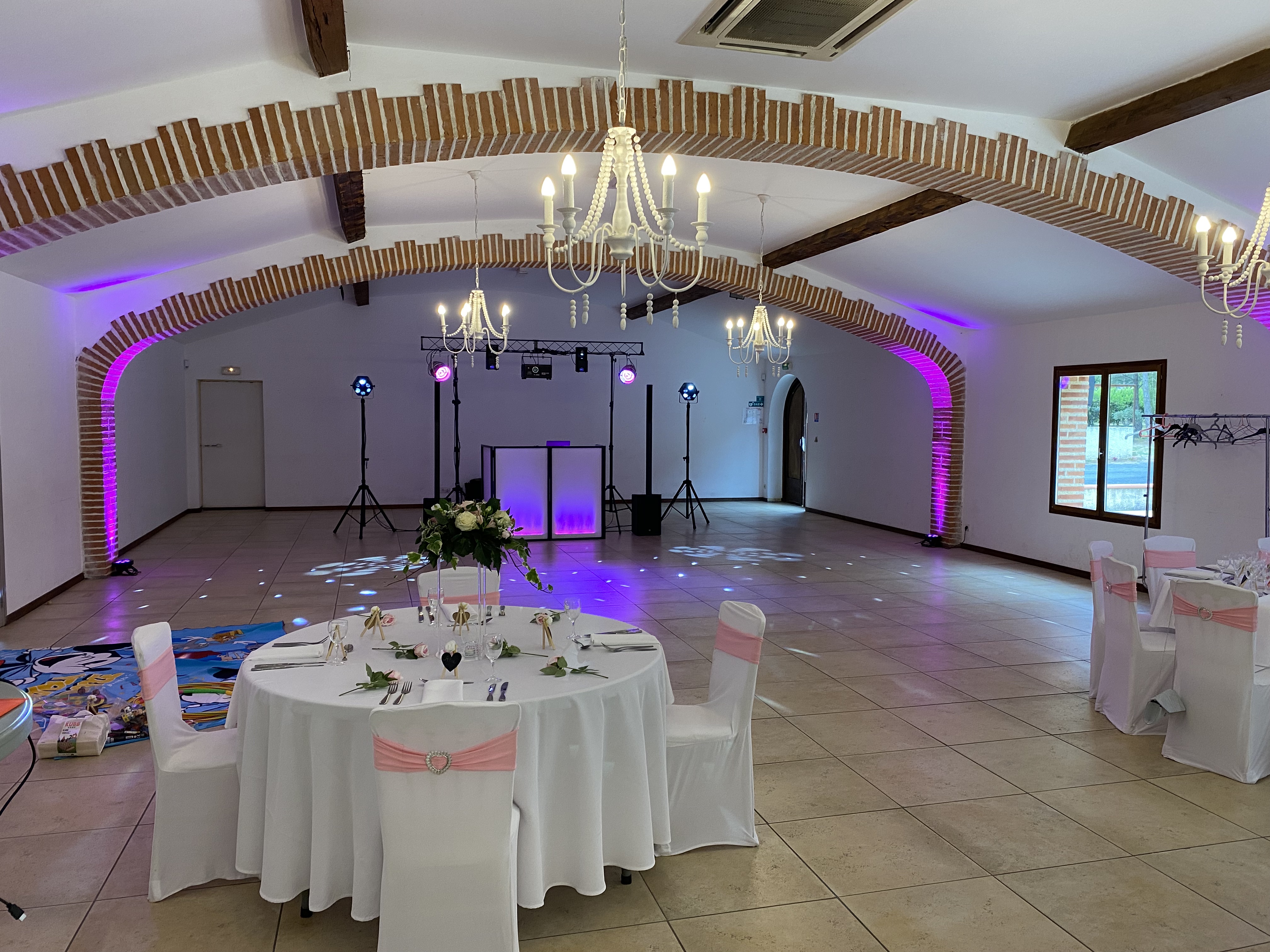 Mise en lumière de salle